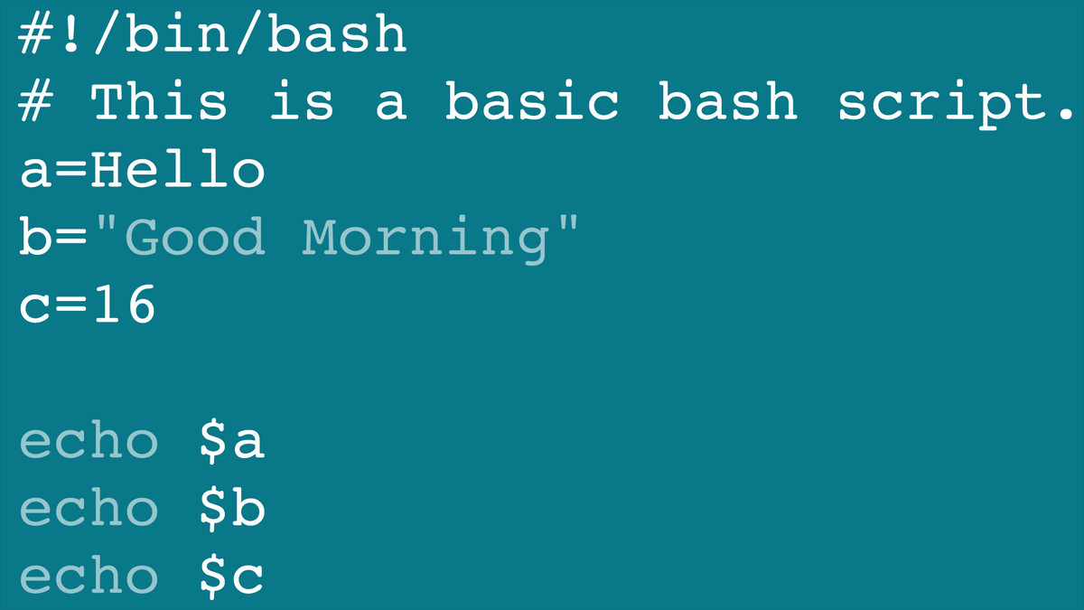 Learning Bash Scripting